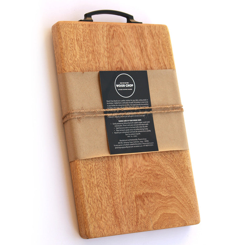 Mango Wooden Chopping Board | Cutting Board with Metal Handel | Large、mySite、camillekostekn