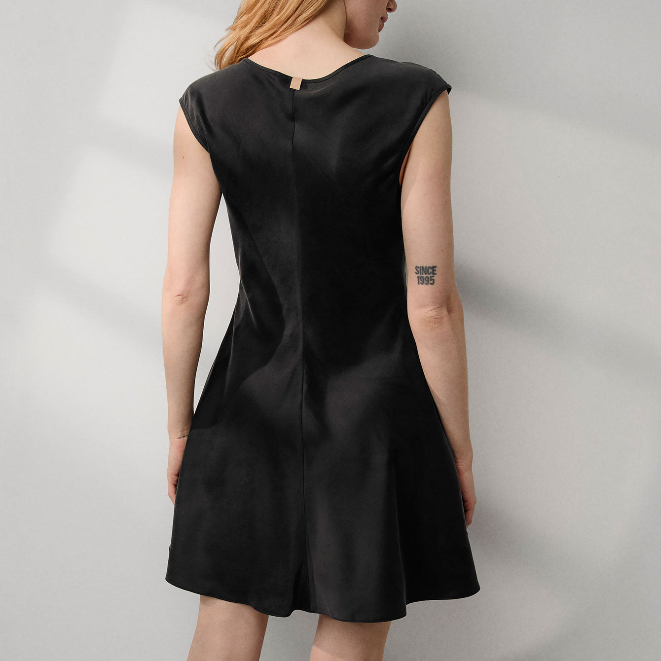 Washable Silk Cap Sleeve Mini Dress、mySite、bengalsvssteelers