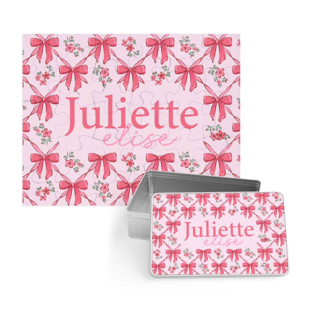  Kids Personalized 30 Piece Puzzle | Bow Besties、mySite、layawaytickets