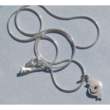 Emily Rosenfeld Sterling Silver Small Pomegranate Necklace、mySite、topwebapps