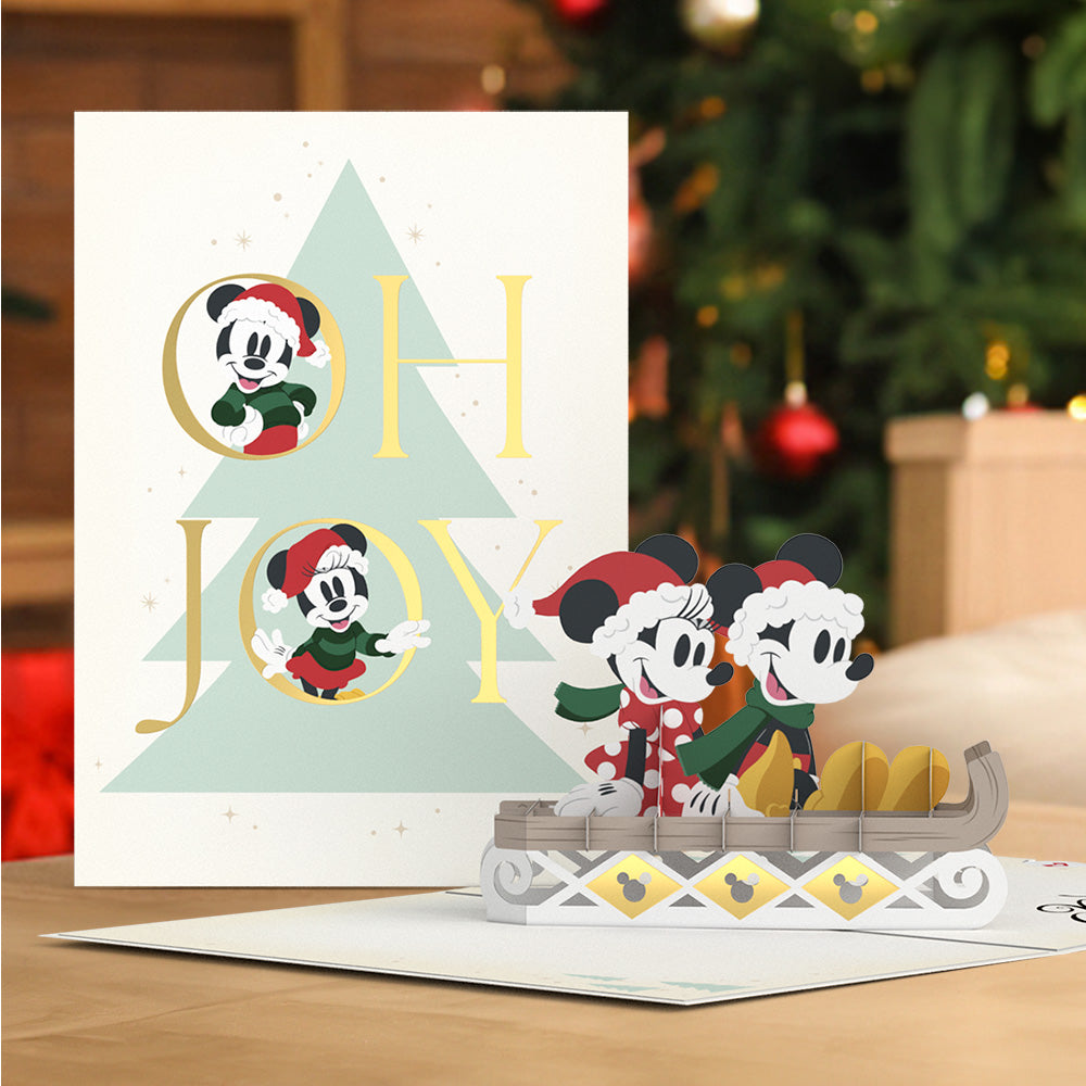 Disney's Mickey Mouse Oh Joy Christmas Pop-Up Card、mySite、solidvoid