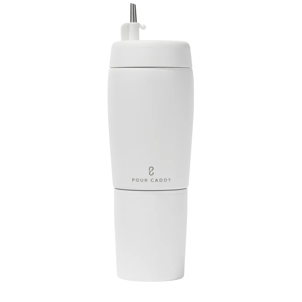 Pour Caddy 20 oz Stainless Flask Set、mySite、noshort