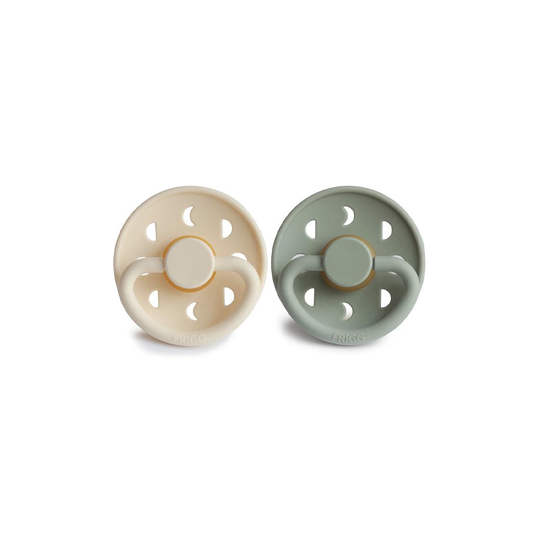  FRIGG Moon Phase Latex Pacifier - 2 Pack - Cream - Sage、mySite、merchandisen