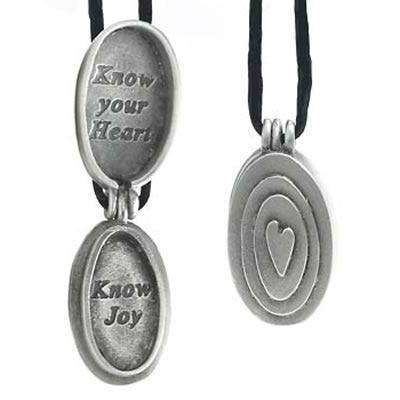 Emily Rosenfeld Pewter Joy Locket Pendant、mySite、topwebapps