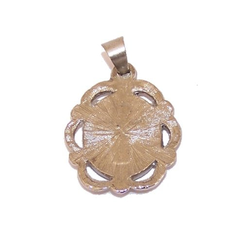  Jesus the Word - Christ Pantocrator - enamelled resined pewter medal with CZ stones (3 cm or 1.2 inches)、mySite、elrpsem3k