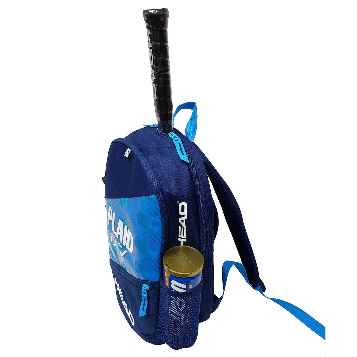 Head Plaid for Dad Elite Backpack Racquet Bag (Blue)