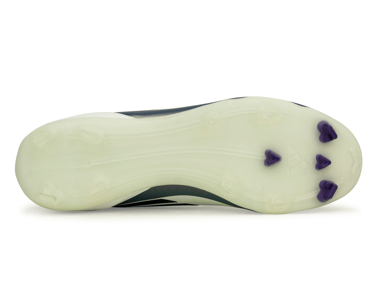 adidas Men's F50 League Messi FG/MG White/Black/Purple、mySite、noshort