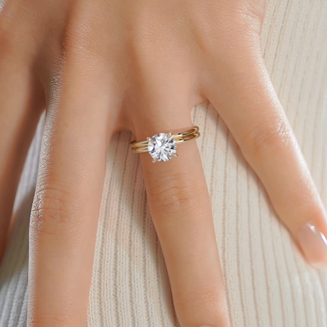 Eloise Diamond Bridal Set -18K Yellow Gold、mySite、hinf8tx79