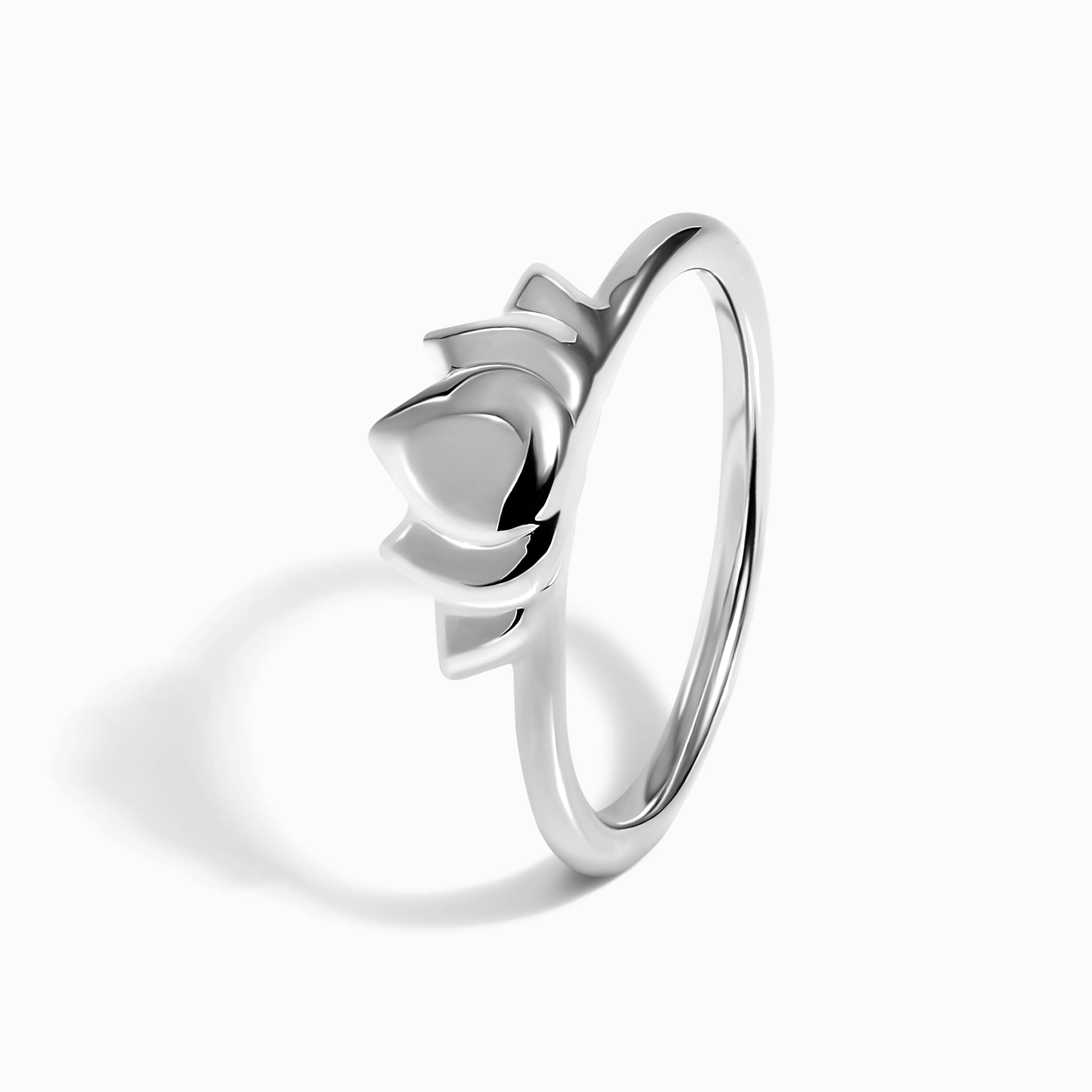Silver Stacking Ring - Mini Lotus、mySite、hinf8tx79