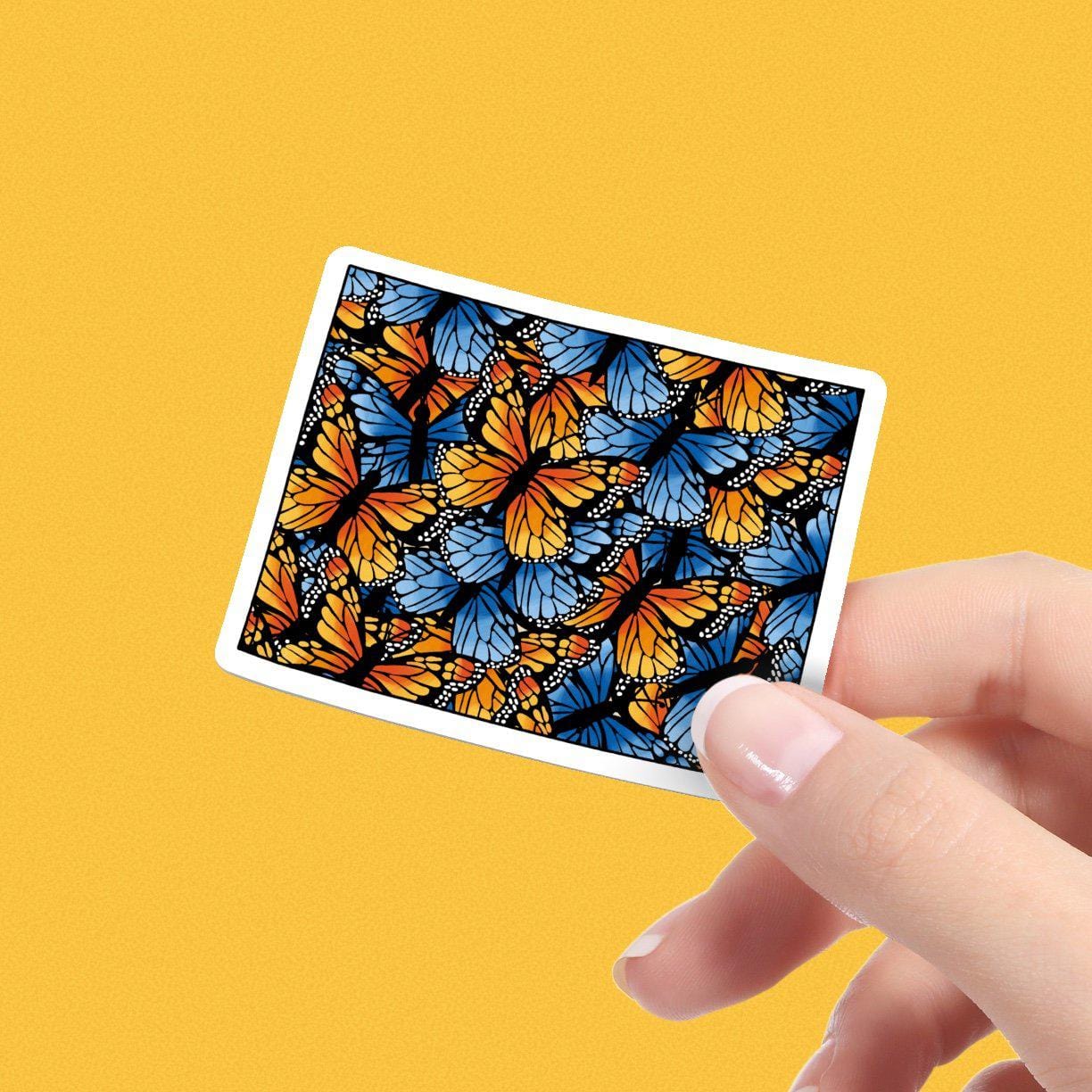  Colorado Butterfly Pattern Sticker、mySite、elrpsem3k