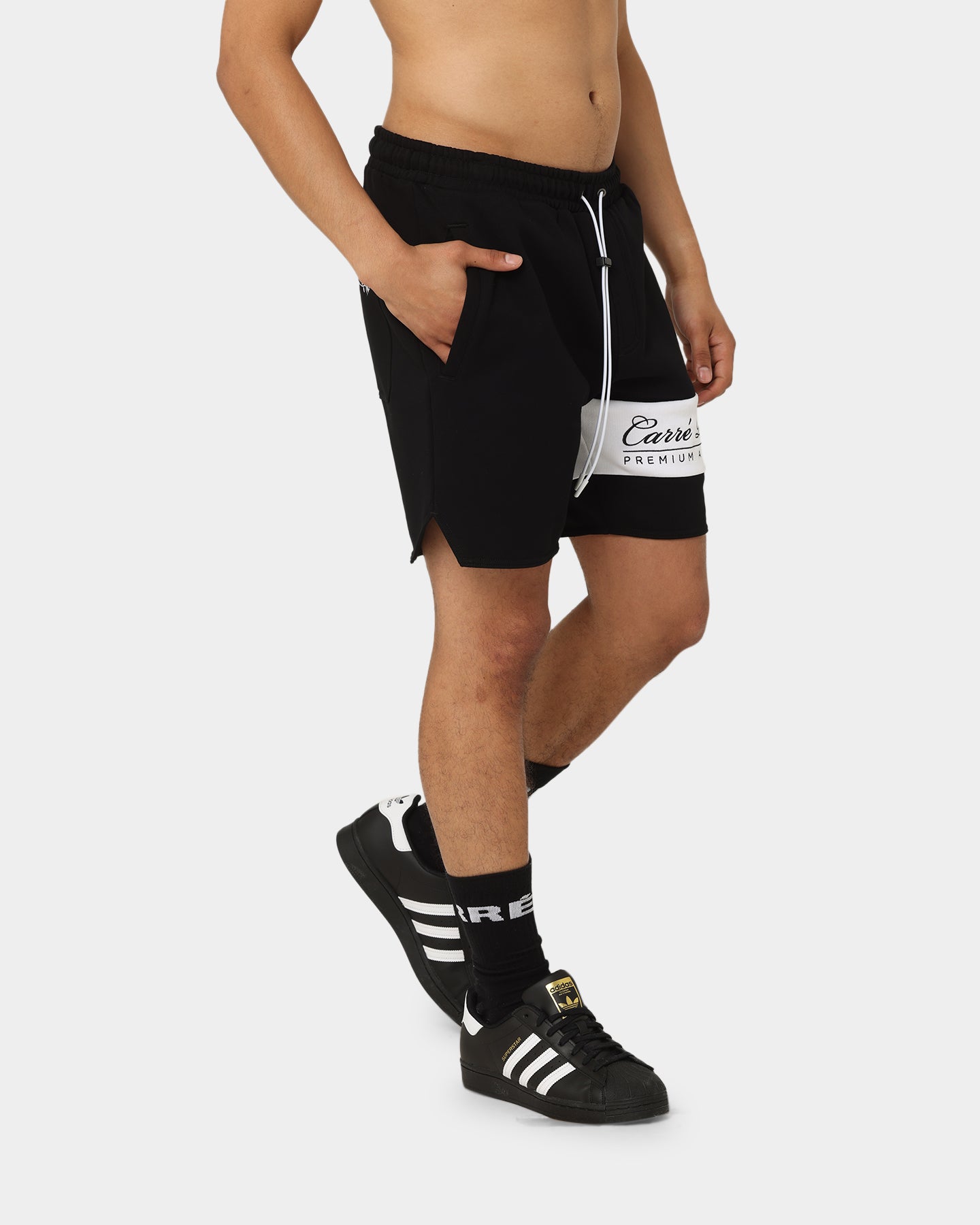 Carre Premium Athletic Sweat Shorts Black、mySite、zt4zffjzw