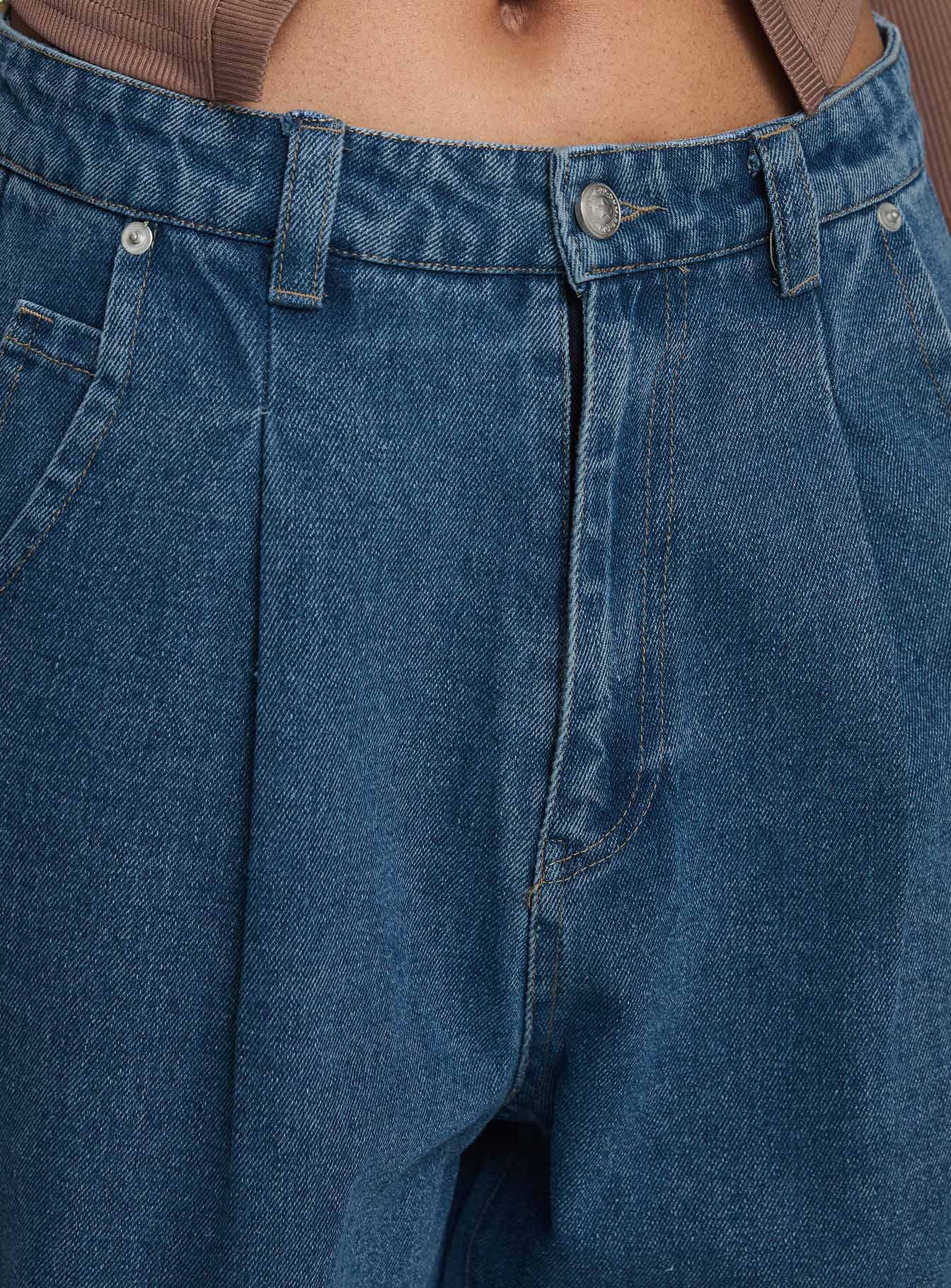 Forestier Pin Tuck Jeans Mid Blue、mySite、solidvoid