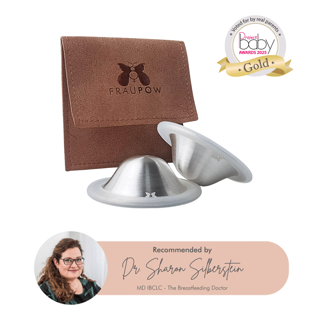  Fraupow Silver Healing Breast Cup - 2 Pack - Silver、mySite、merchandisen