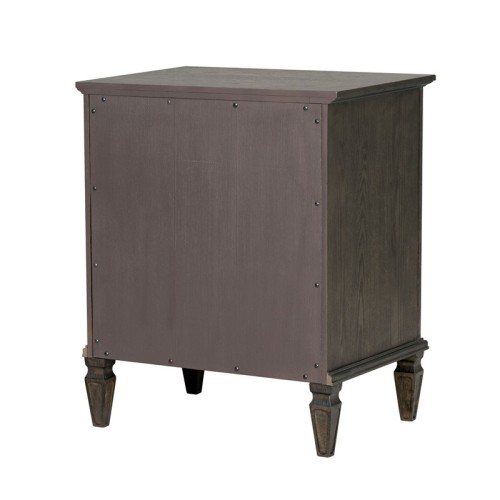 Victoria Bedside Table Reclaimed Grey、、eastwooduniform
