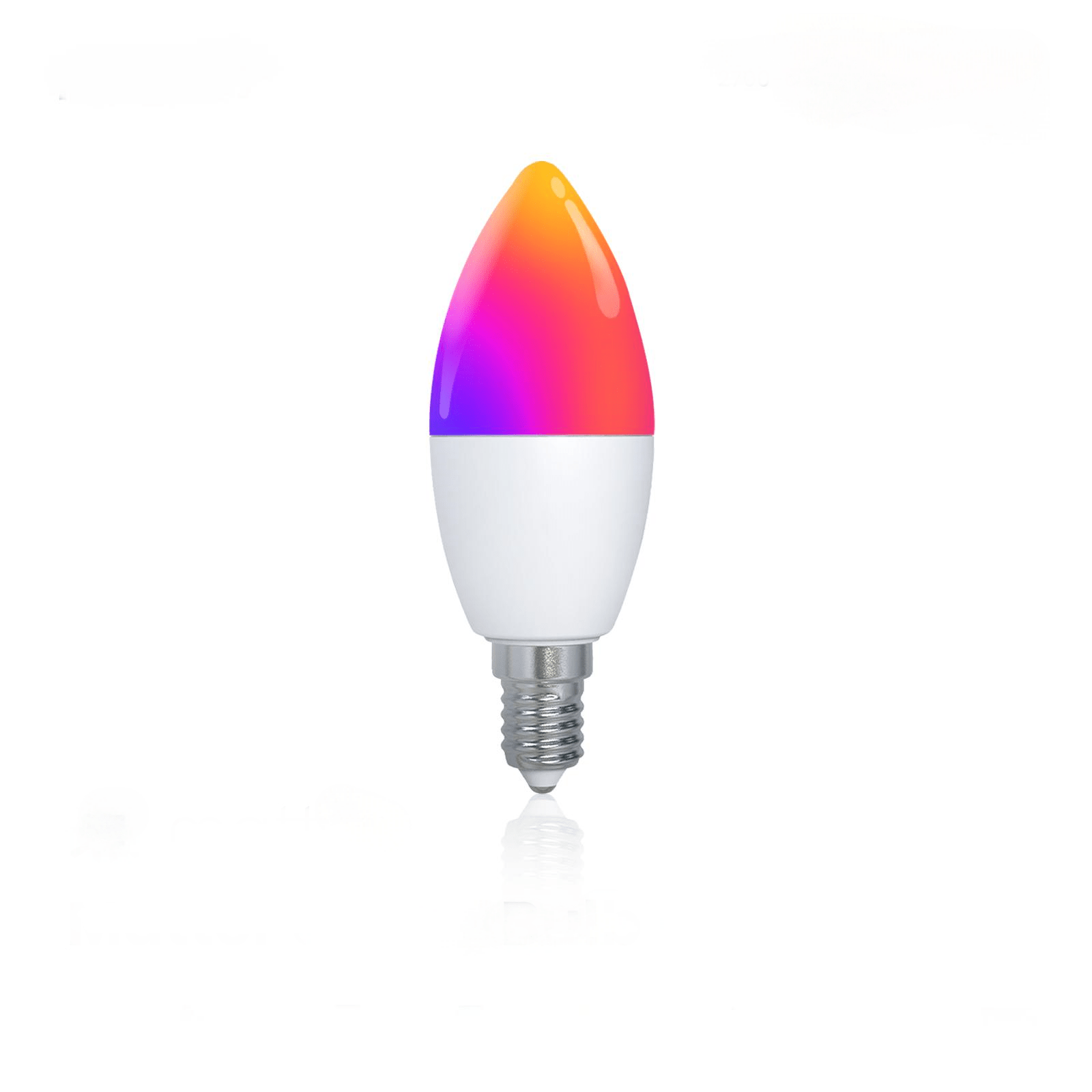 Tuya Matter WiFi Smart LED E14 Dimmable Light Bulbs 2700-6500K+RGB、mySite、fannypackpong