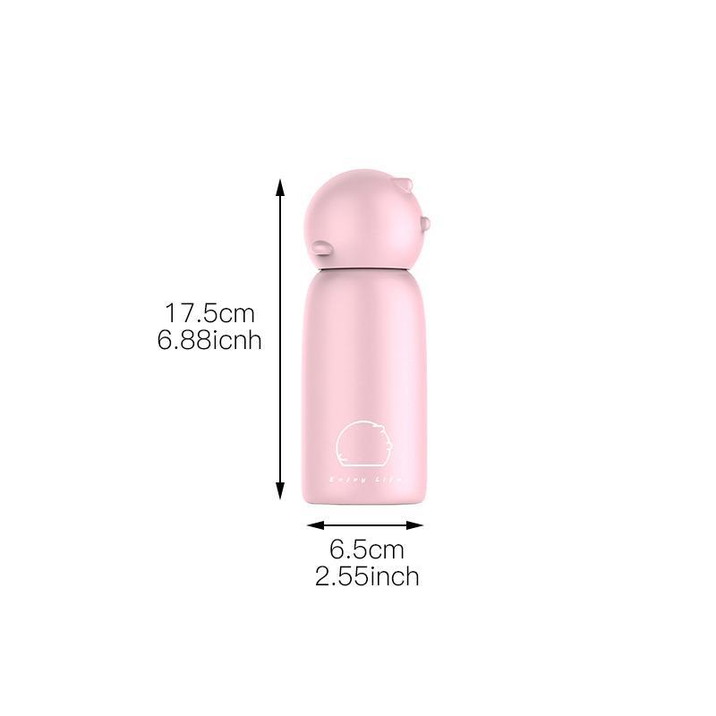 Pig Water Bottle- Stainless Steel Cuteness! Piggy comes in 4 colors now! *、mySite、g9winljtr