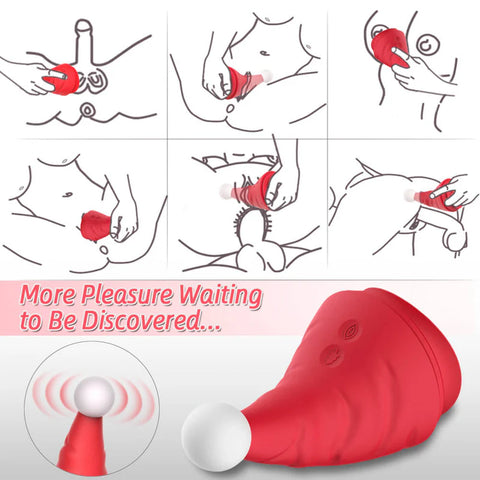 Festive Santa Hat Clit & G-Spot Vibrator