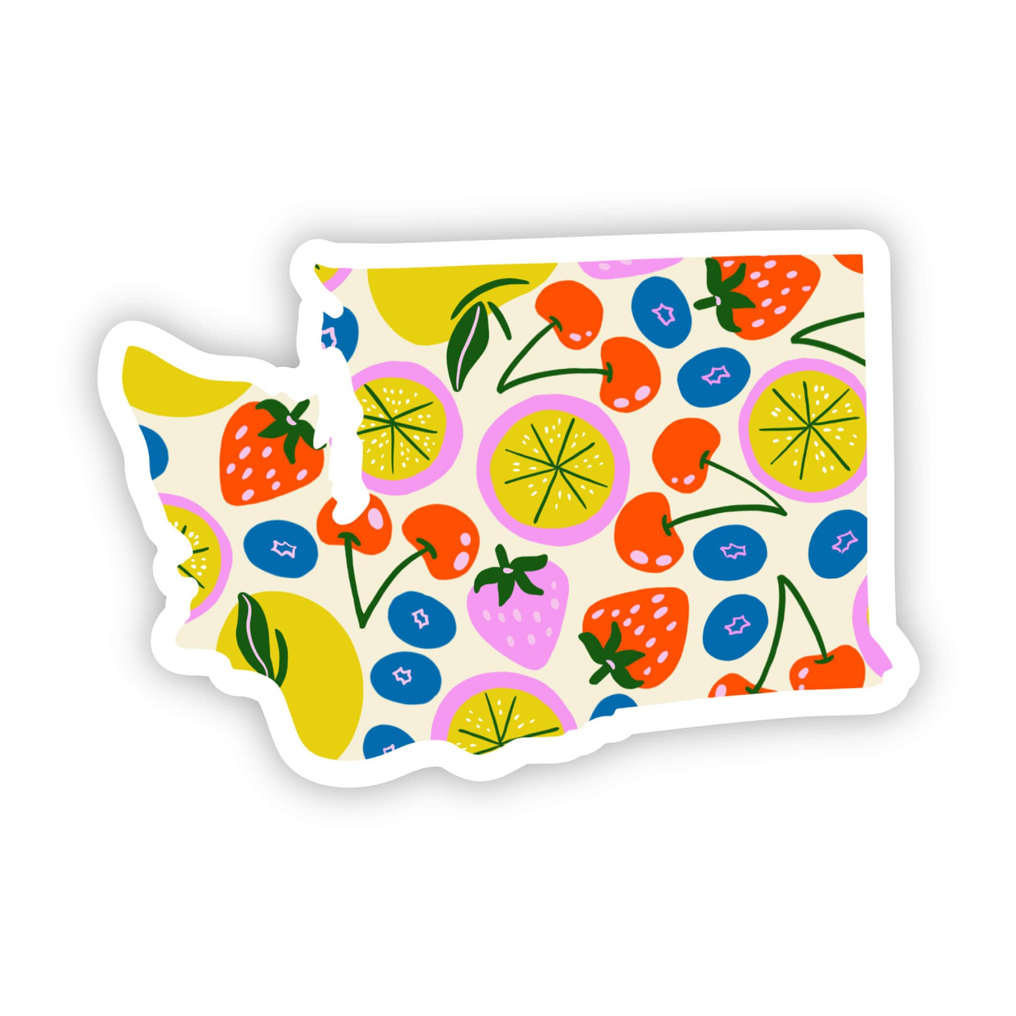  Washington Sticker - Cute Fruits、mySite、elrpsem3k