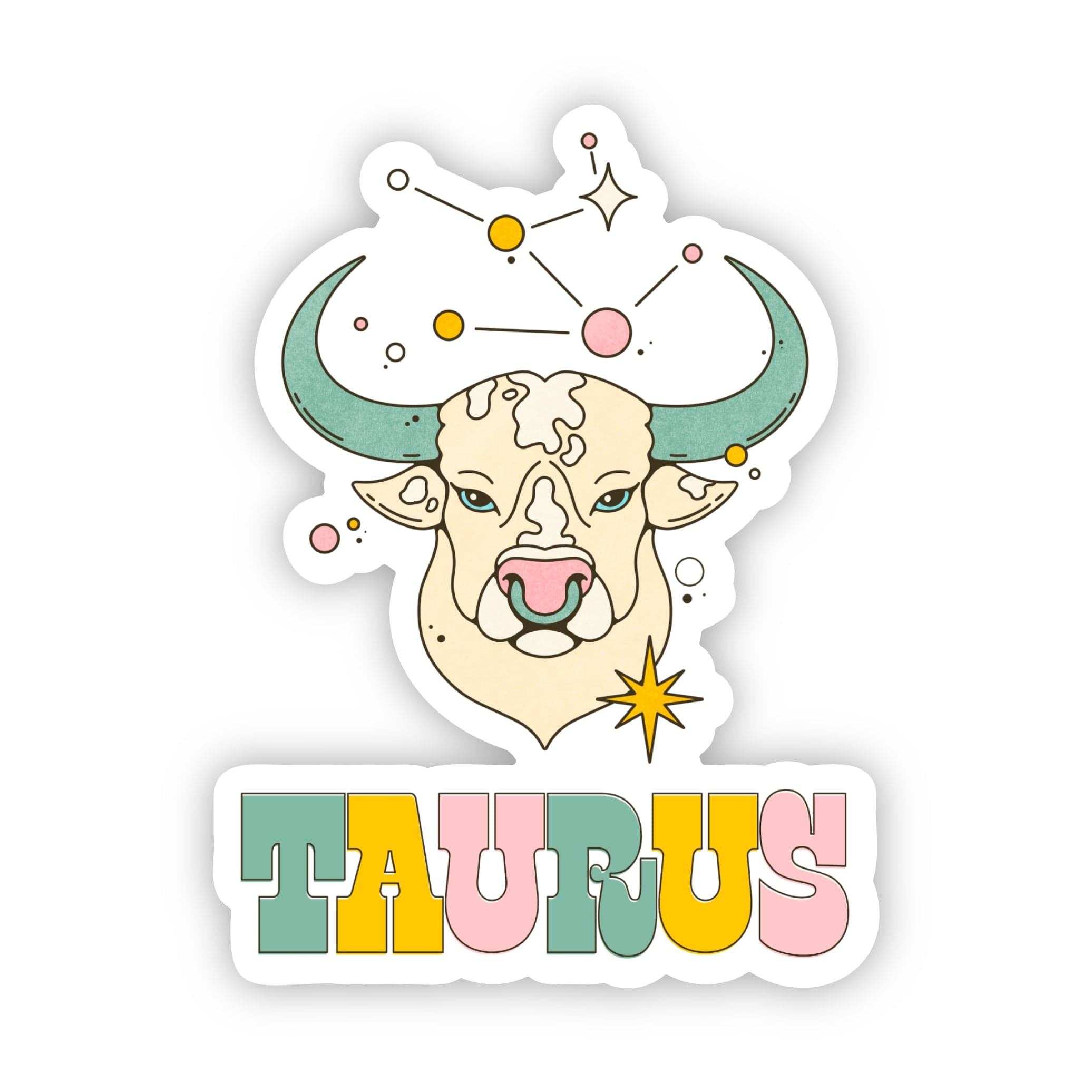  Taurus Zodiac Sign Sticker、mySite、elrpsem3k