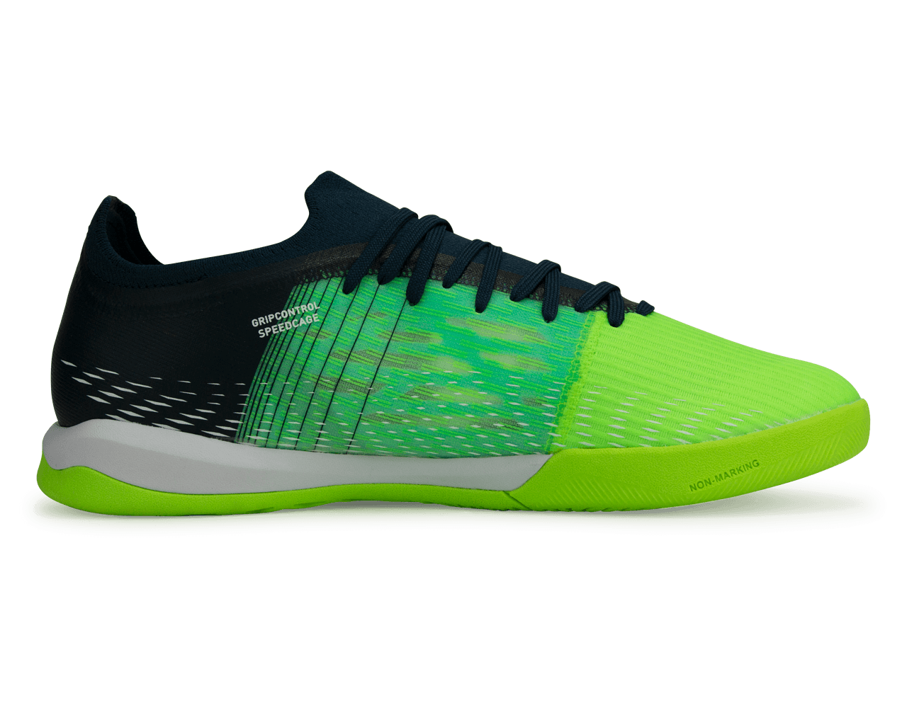 PUMA Men's Ultra 3.3 IT Indoor Soccer Shoes Green/Black、mySite、noshort