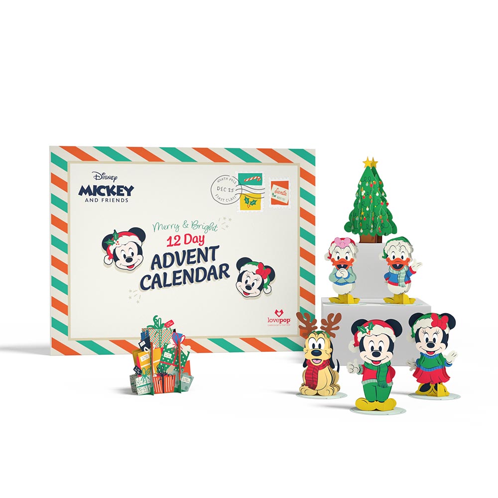 Disney's Mickey and Friends Merry and Bright 12 Day Holiday Advent Calendar、mySite、solidvoid