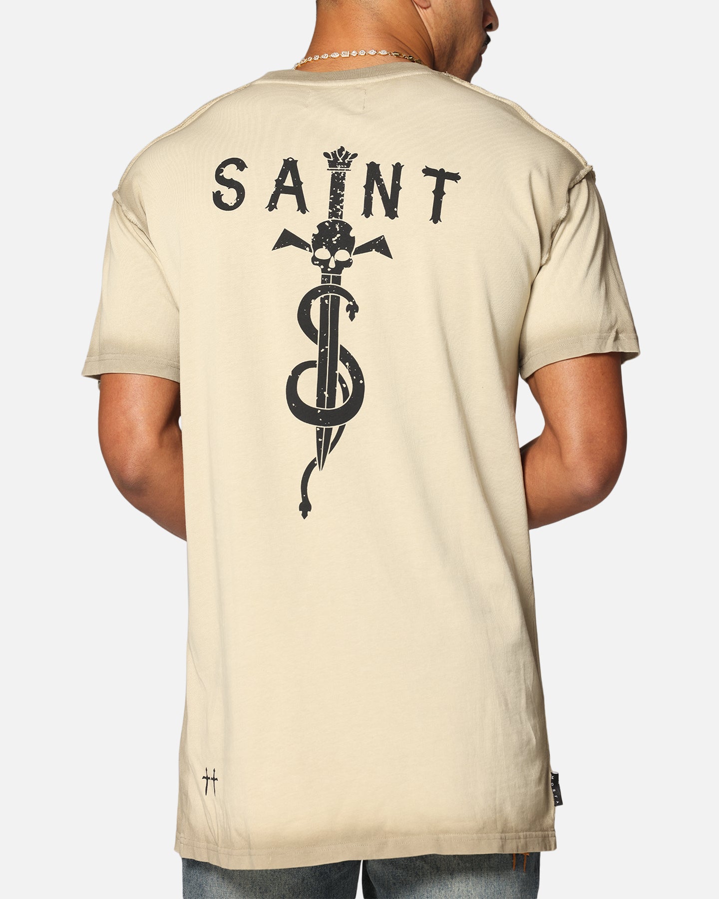 Saint Morta Daggers Lafayette T-Shirt Contrast Stone、mySite、zt4zffjzw