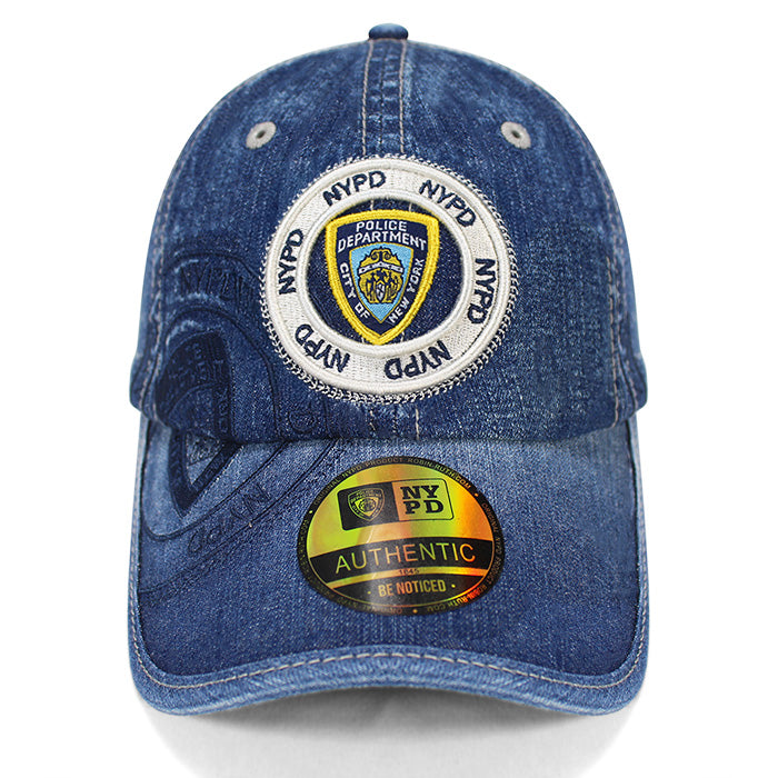 Denim Embroidered Original NYPD Baseball Cap、mySite、vikingsvslions