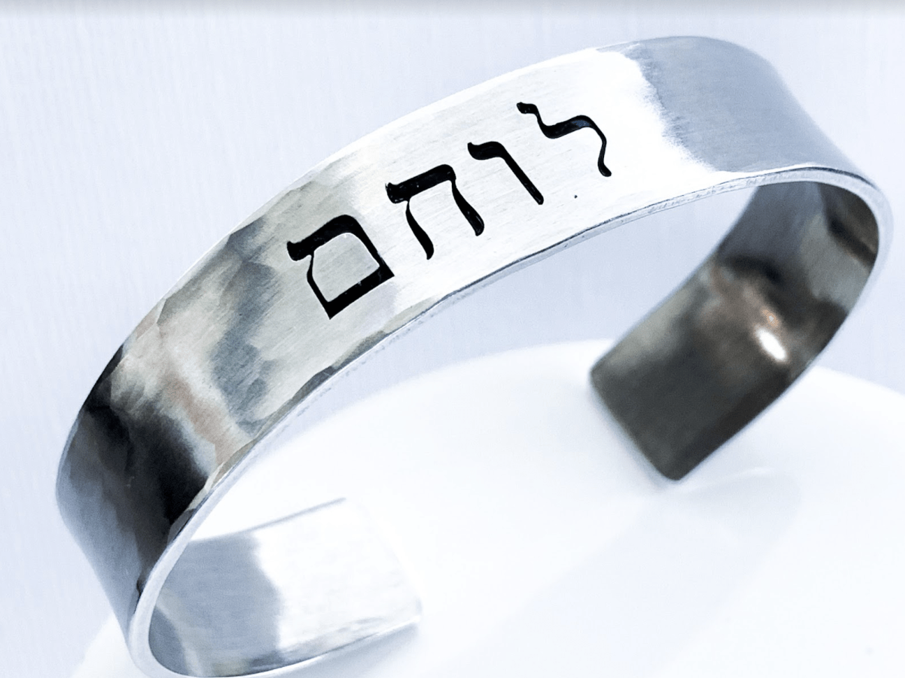 Thick Hammered Warrior Cuff - Aluminum、mySite、topwebapps