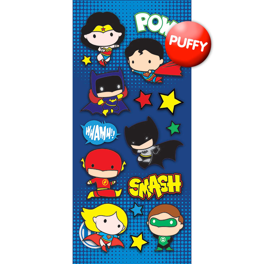  Justice League Chibi Heroes Puffy Stickers、mySite、ghnorth
