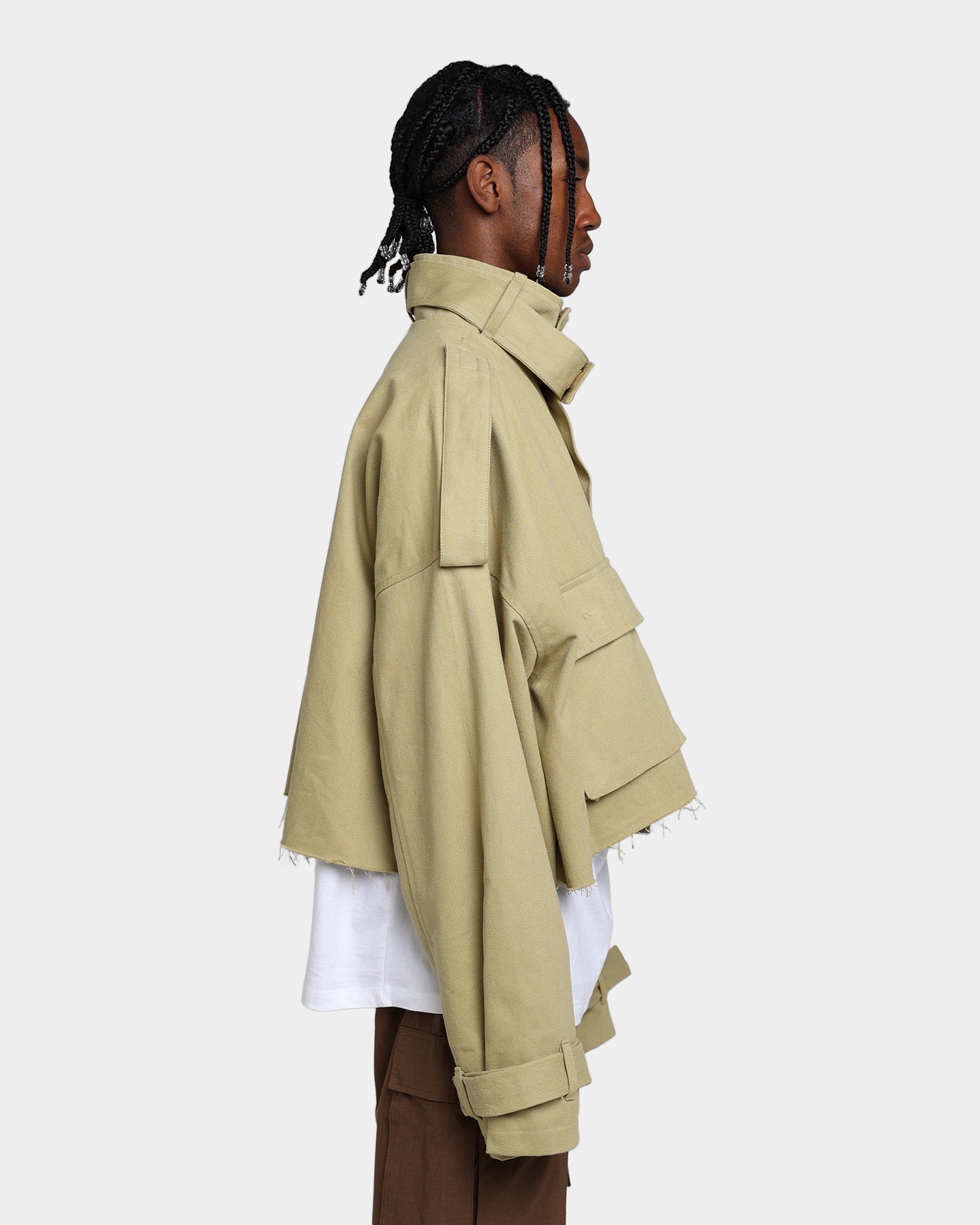 MNML Cropped M65 Jacket Khaki、mySite、zt4zffjzw