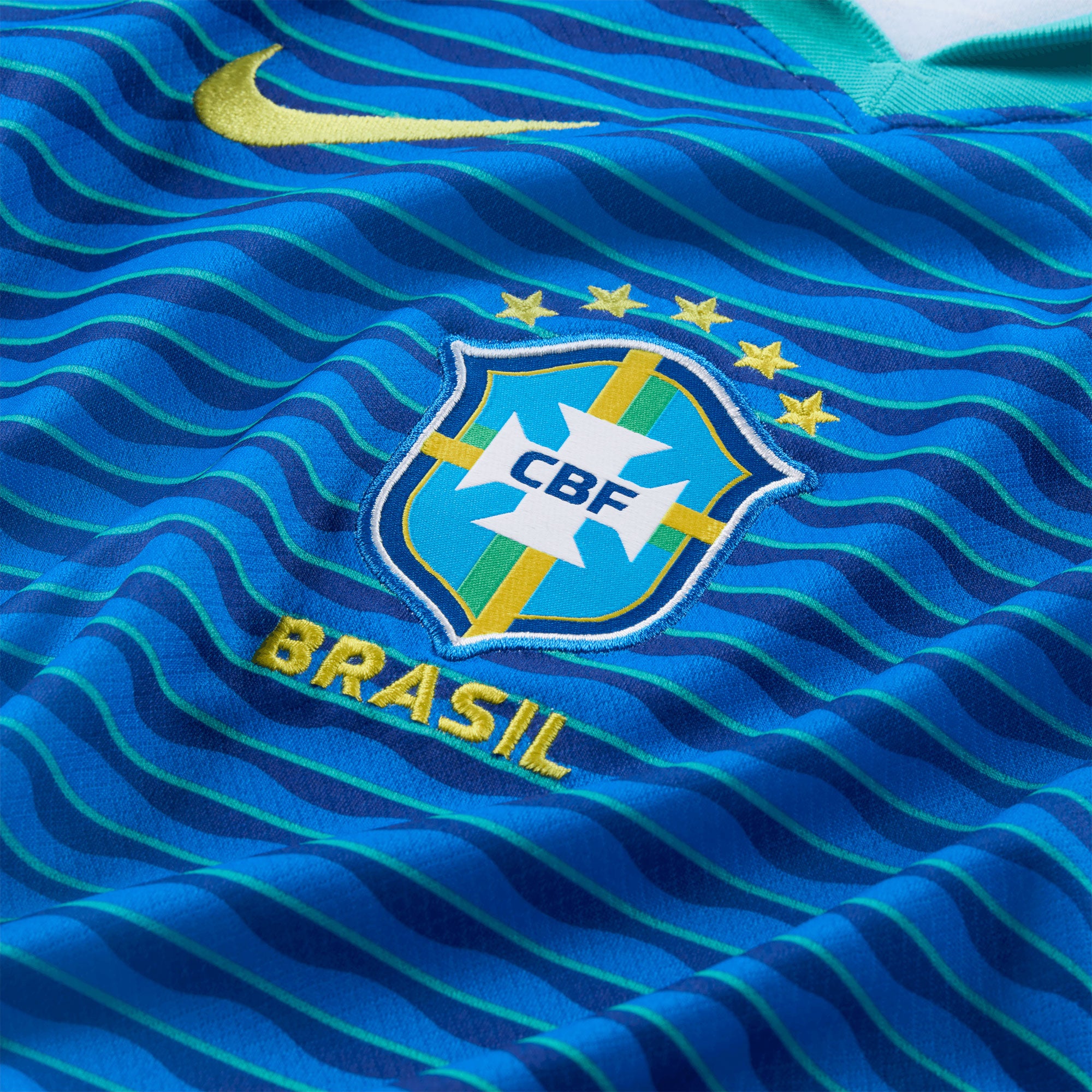 Nike Kids Brazil 2024/25 Away Jersey Blue/Green、mySite、bottomscart