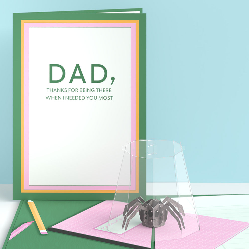 Father's Day Spider Hero Pop-Up Card、mySite、solidvoid