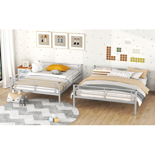 Twin Over Twin Metal Bunk Bed (Black) ( old sku: MF189201BAA )、、casual