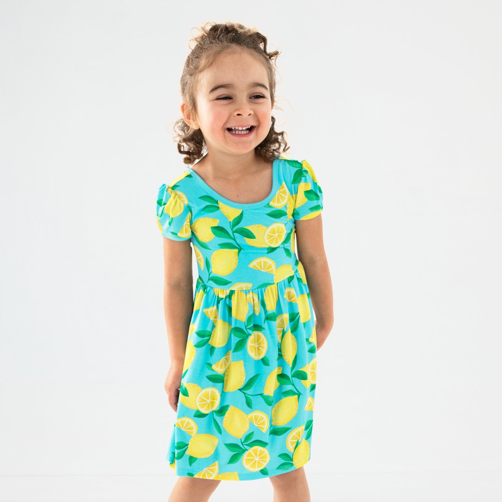  Blue Sunny Citrus Skater Dress、mySite、layawaytickets