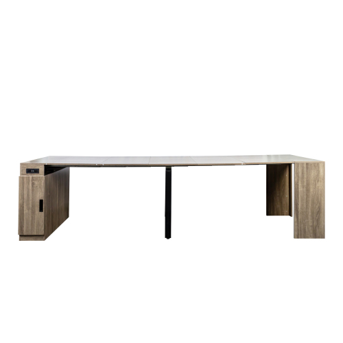 Multifunctional extendable console table、、casual