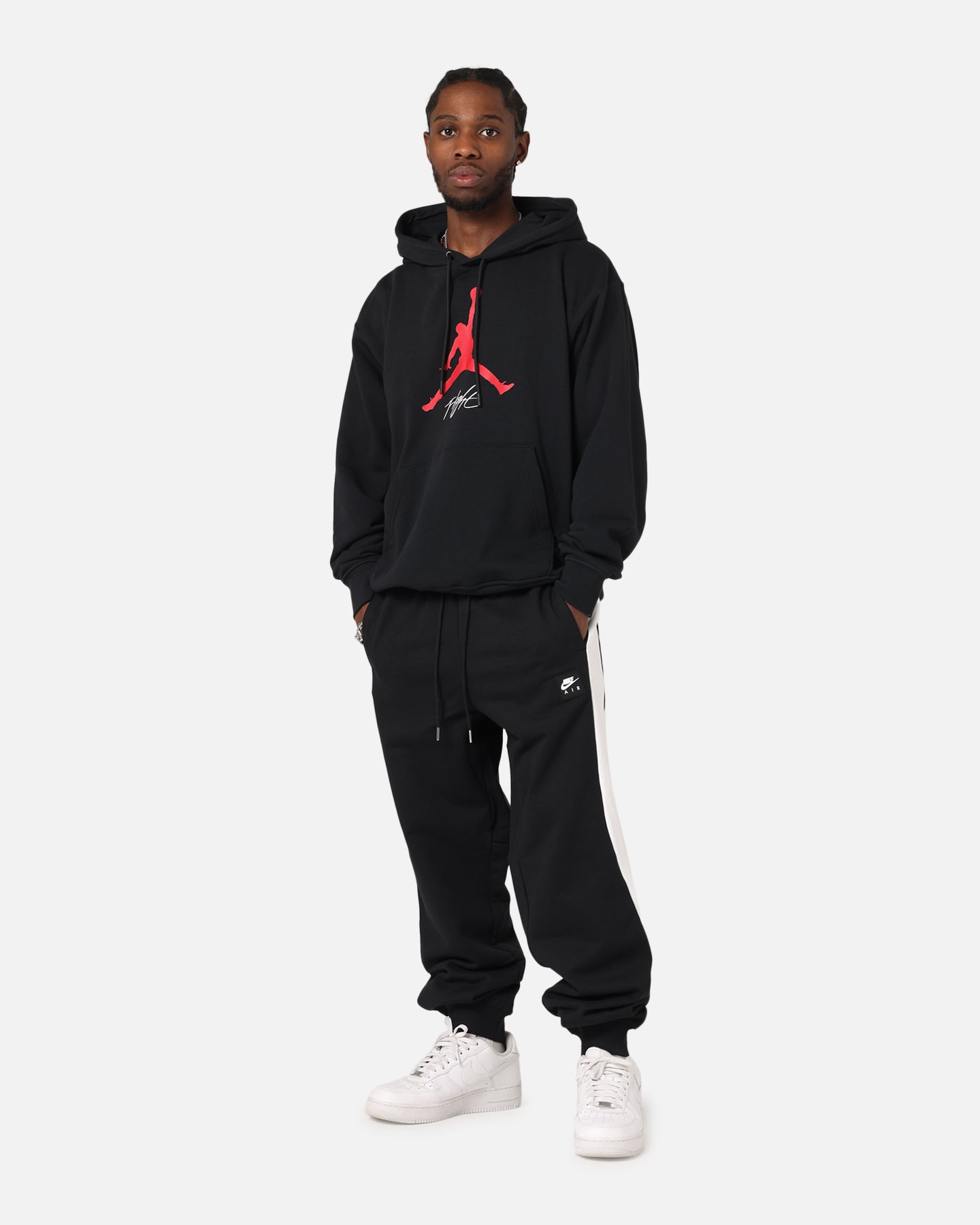 Nike Air Fleece Joggers Black/White/Black、mySite、zt4zffjzw