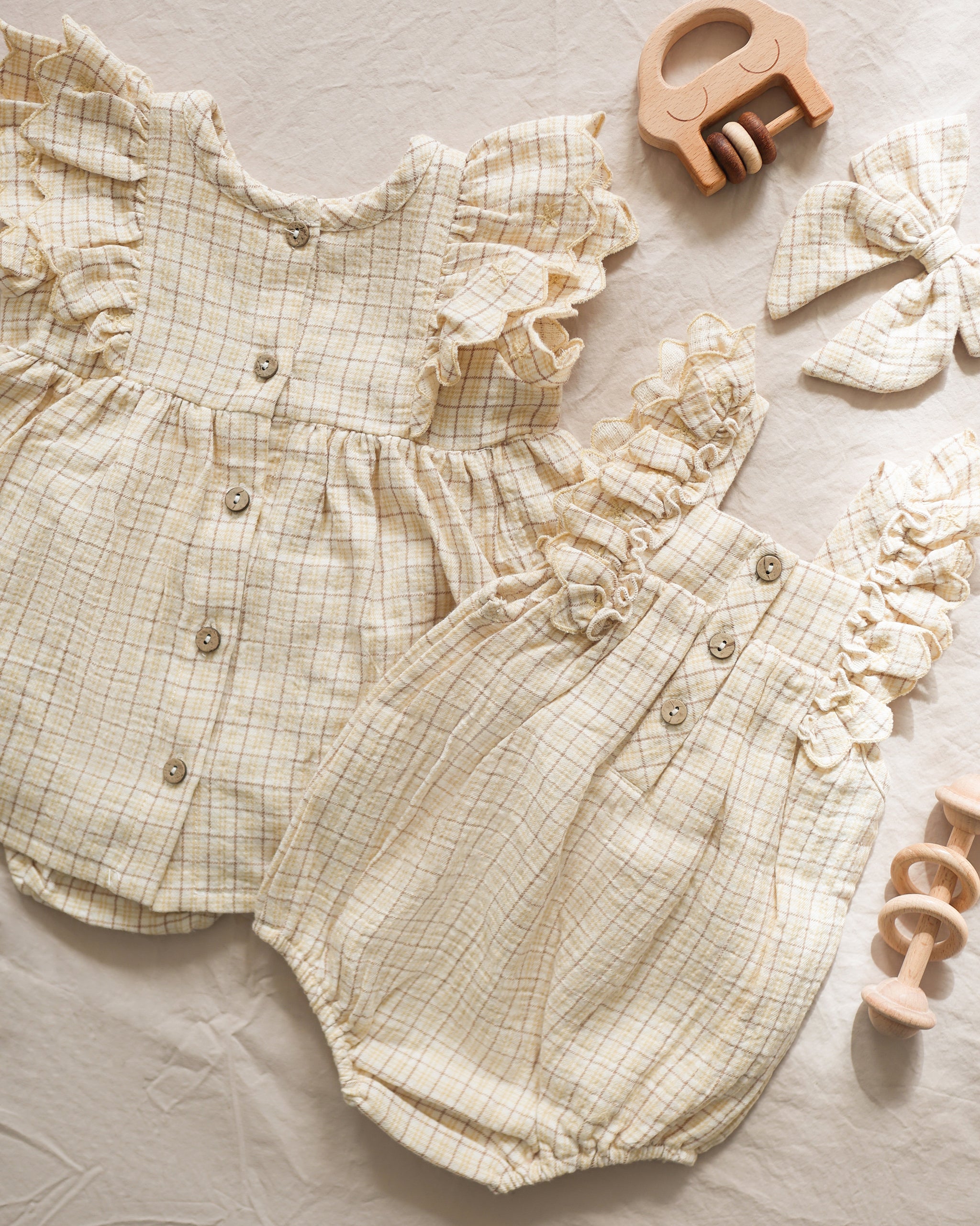  Maya Romper || Yellow Plaid、mySite、layawaytickets