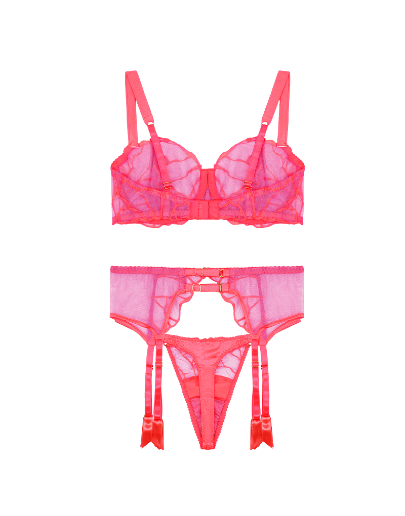  Cleo Balcony Bra, Thong and Suspender Belt、mySite、justintrudeaud