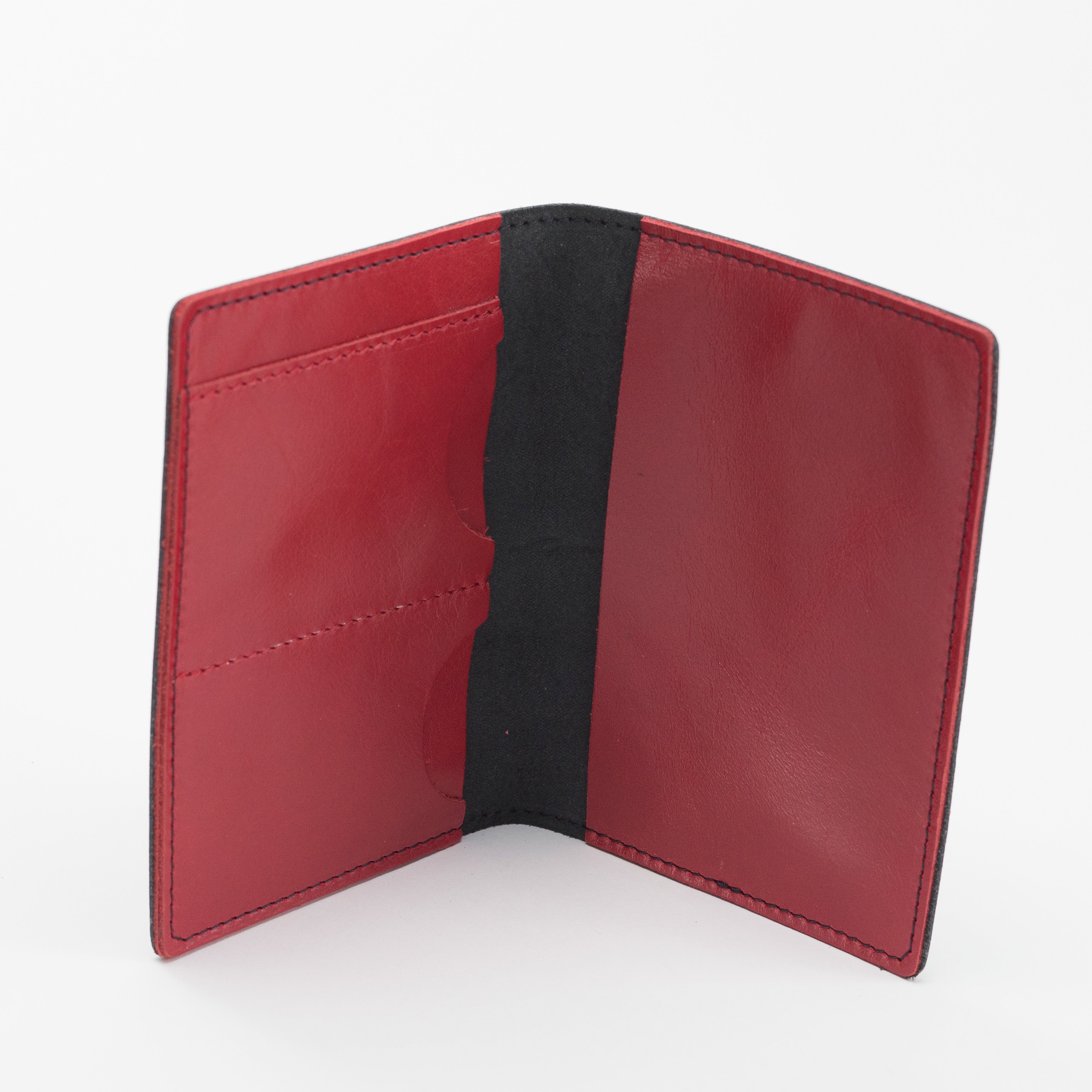 Part Logo Leather Passport Holder