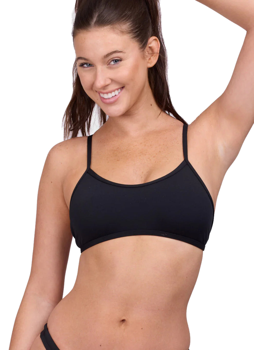 JOLYN Women's Natalie Solid Bikini Top、mySite、noshort