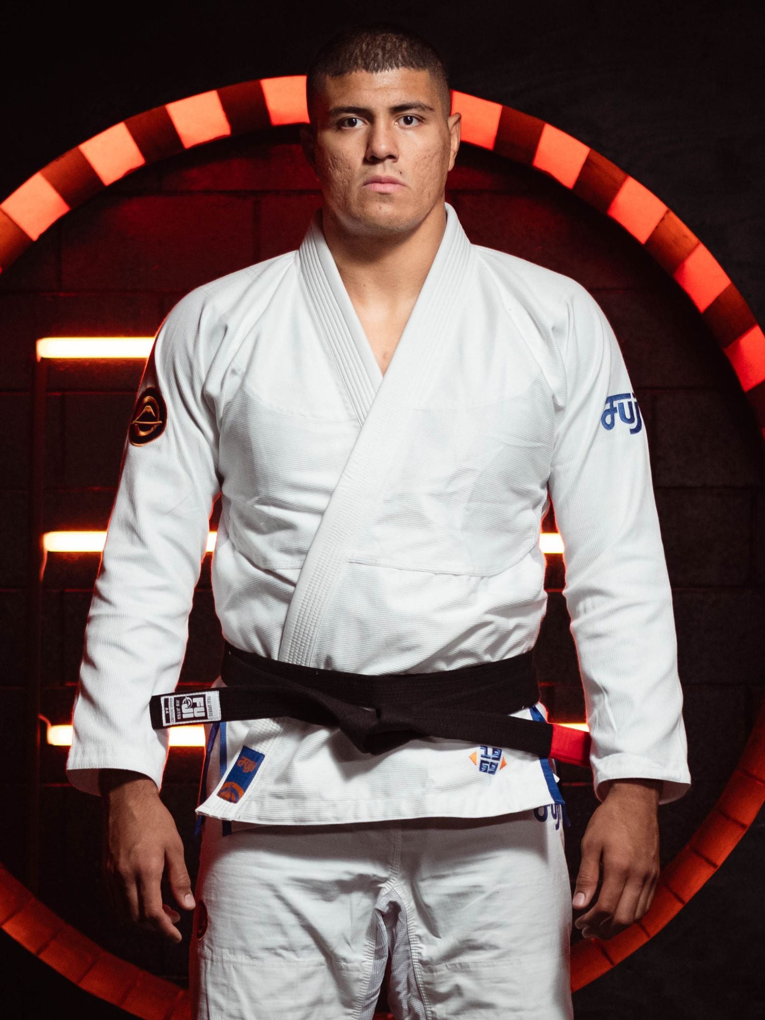 Flow-Tech BJJ Gi White/Navy/Orange、mySite、gigharbornorthrealestate
