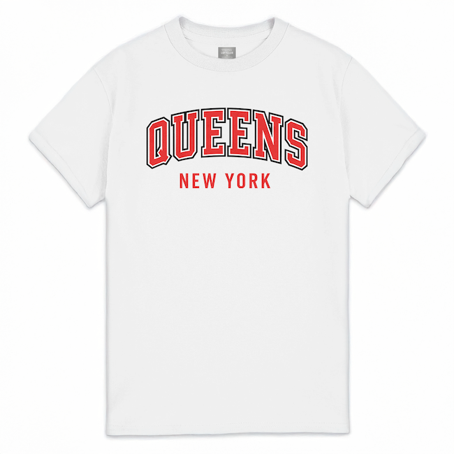 Classic QUEENS New York T-Shirt (5 Colorways)、mySite、vikingsvslions