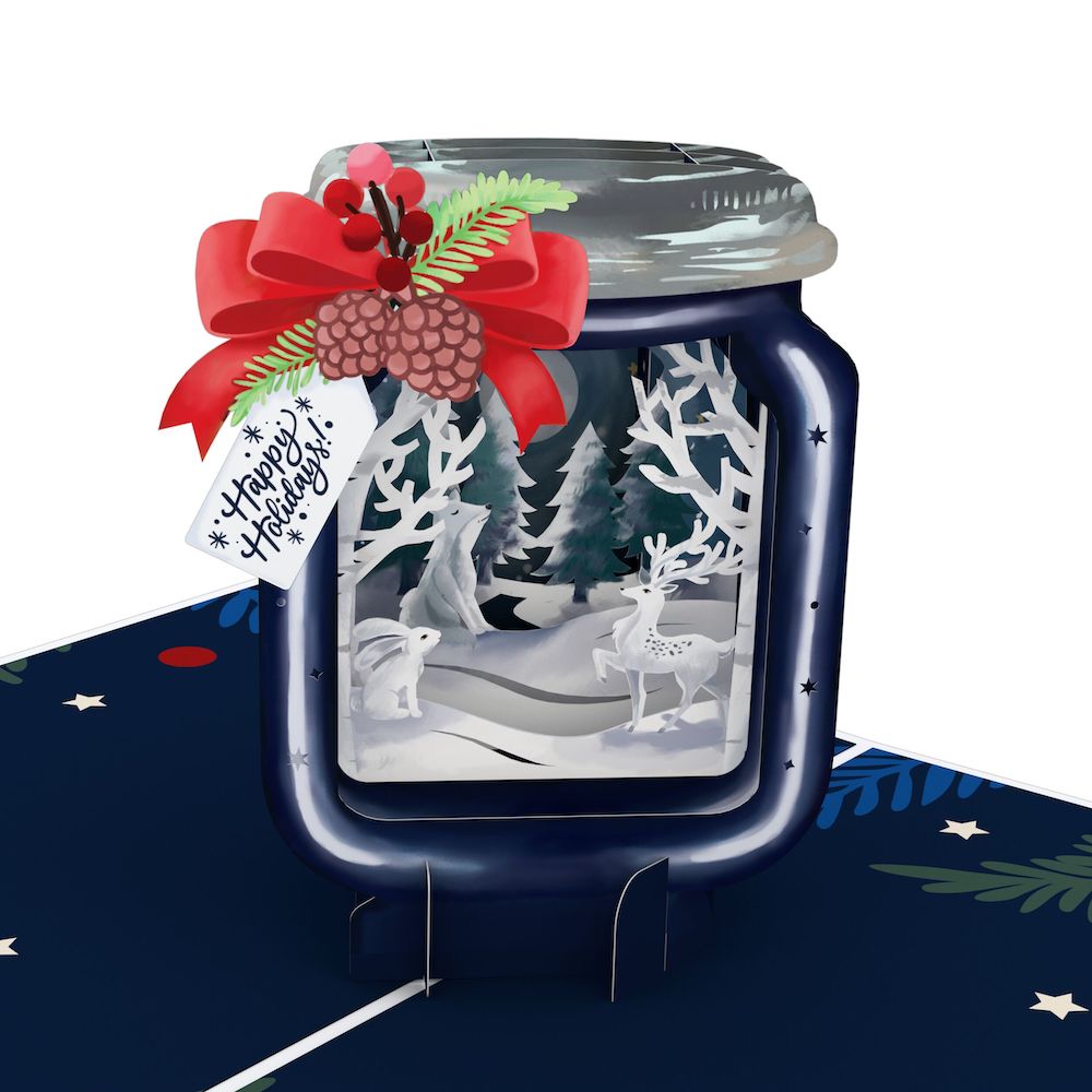 Holiday Jar Pop-Up Card、mySite、solidvoid
