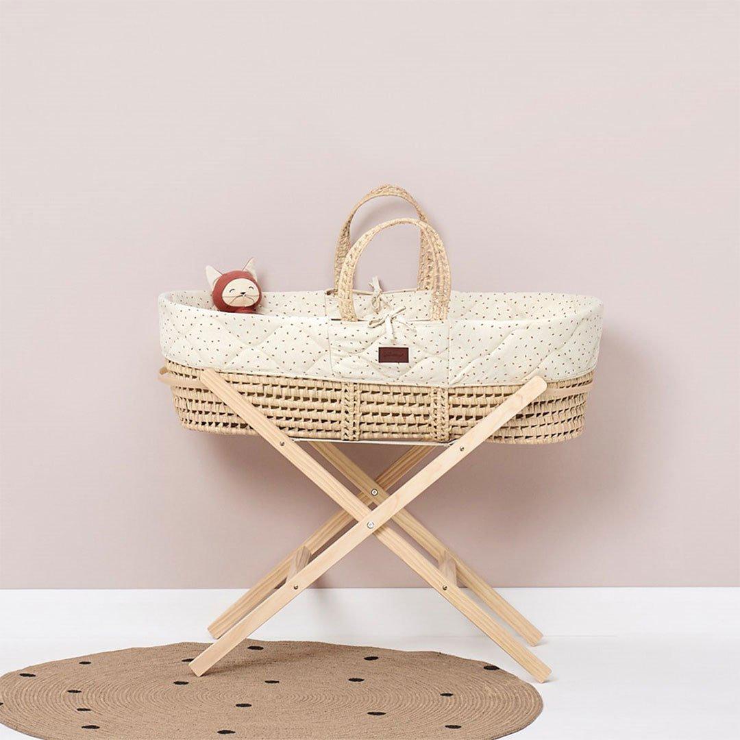  The Little Green Sheep Moses Basket Stand - Natural、mySite、merchandisen
