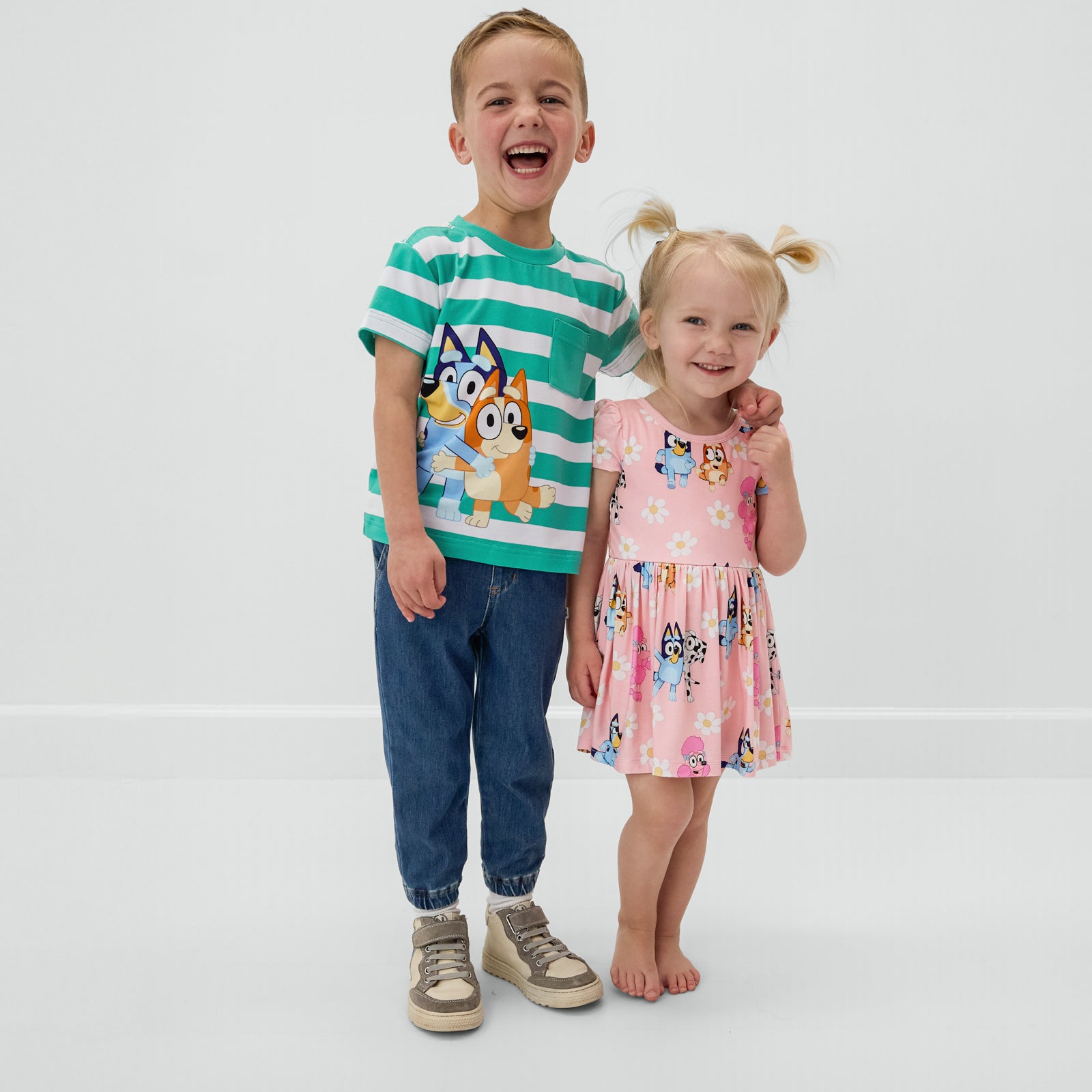 Bluey & Bingo Relaxed Pocket Tee、mySite、g9winljtr