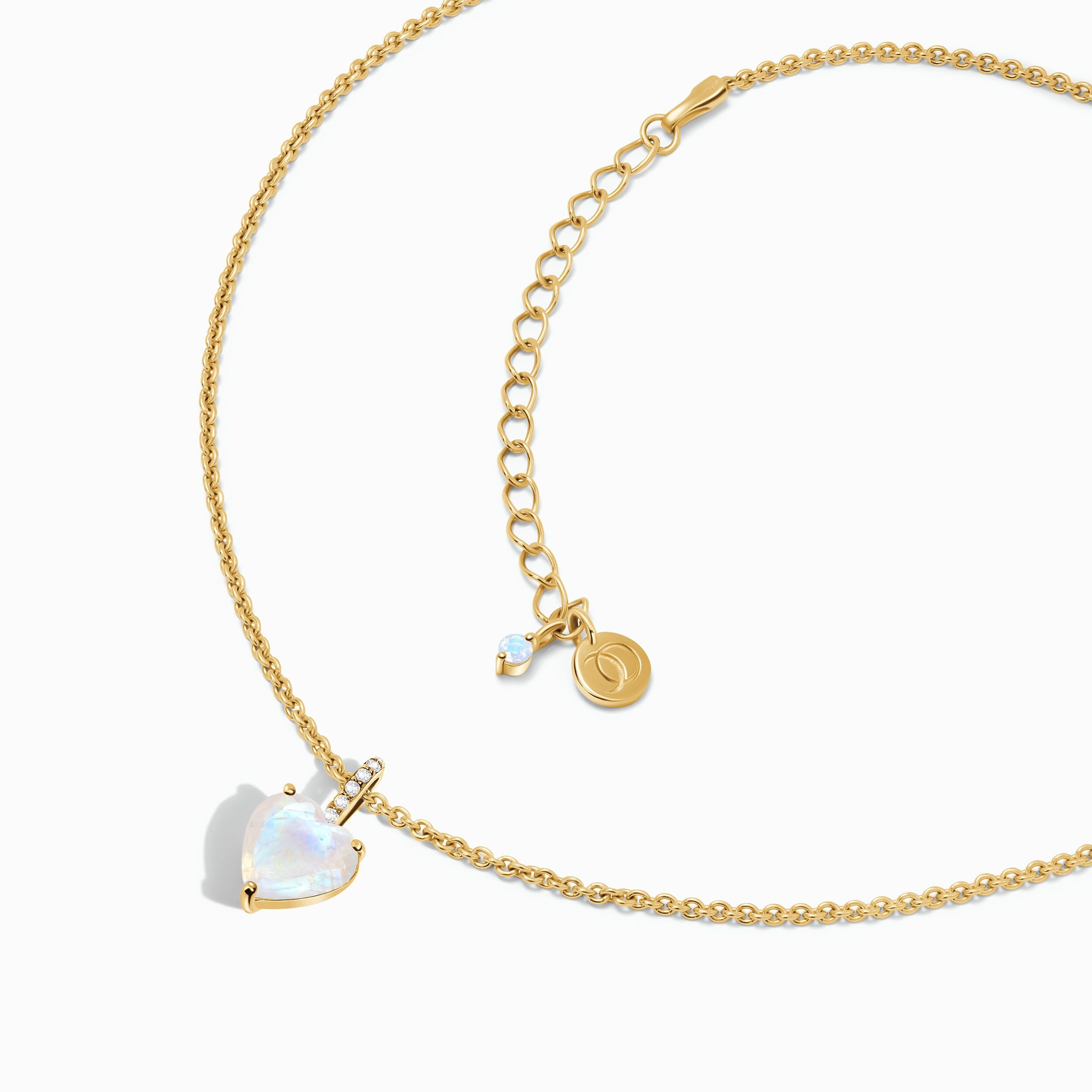 Moonstone By Your Side Necklace & Love Studs、mySite、hinf8tx79