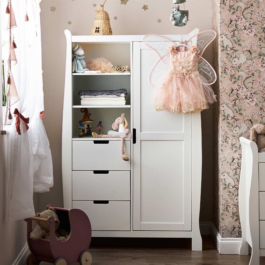  Obaby Stamford Double Wardrobe - White、mySite、merchandisen