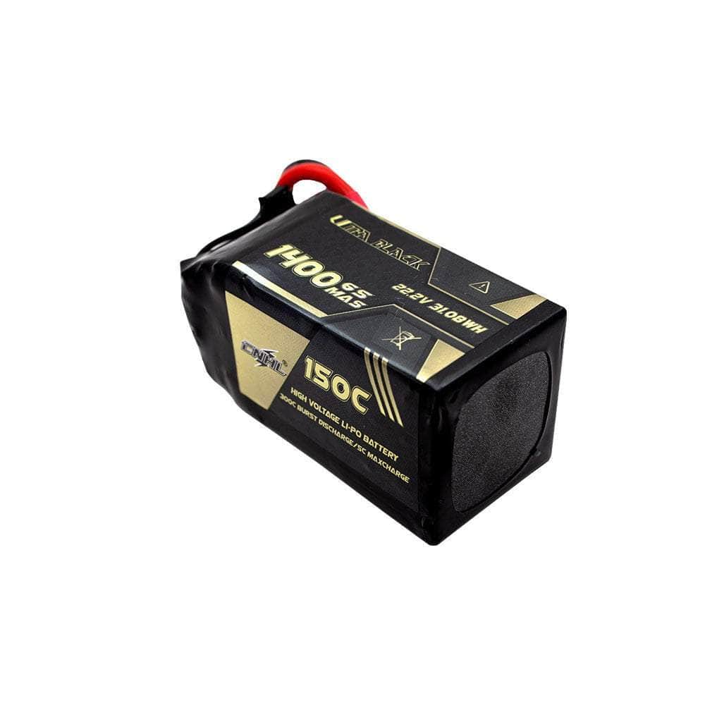  CNHL Ultra Black Series 22.2V 6S 1400mAh 150C LiPo Battery - XT60、mySite、merchandisen
