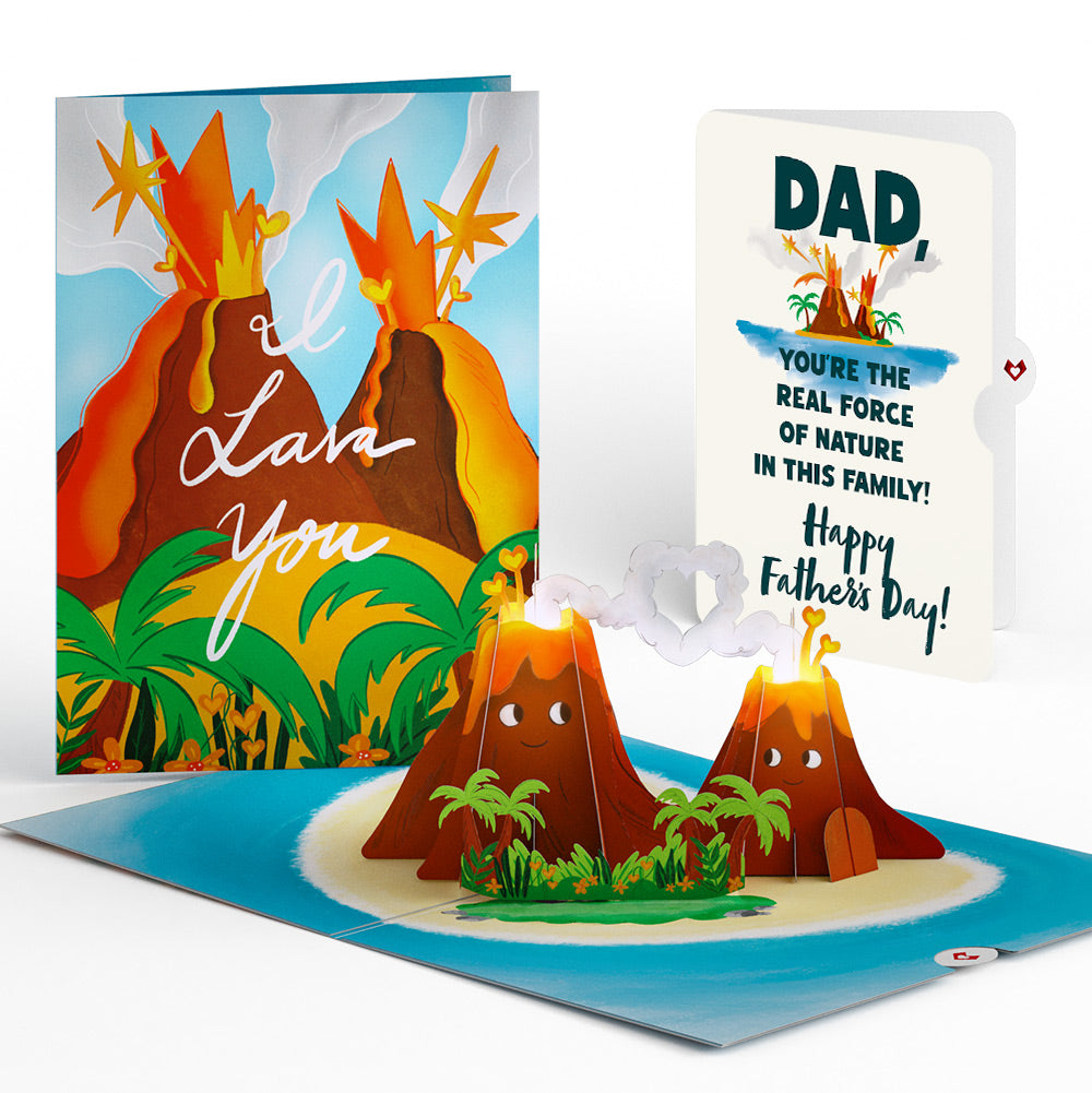 I Lava You Father's Day Light-Up Pop-Up Card and Sentiment Set for Dad、mySite、solidvoid
