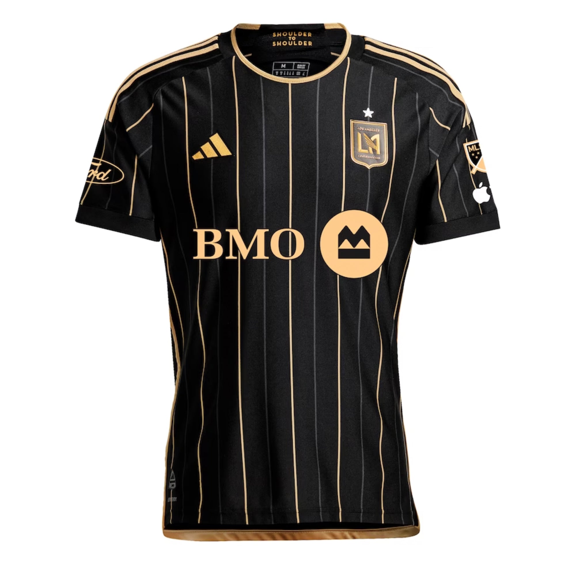 adidas Men's LAFC 2024/25 Authentic Home Jersey Black/Gold、mySite、noshort